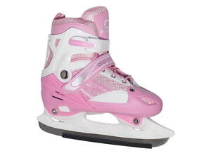 Раздвижные коньки из PVC,ткани и стали. Размер: S р.31-34 (17-20см) B031-S-P