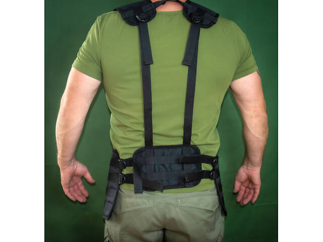 Разгрузка облегченная к бронежилету РПС-2 черная - Фото 2