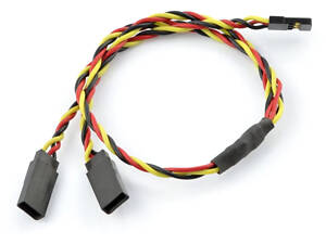 Розгалужувач Y 22AWG для сервоприводів JR скручений (30 см)