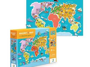 Розвиваюча магнітна гра 'Магнітна мапа' 200201 (10) 120 елементів 'Dodo'