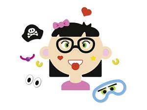 Розвиваюча гра goki Забавні гримаси дівчинка 58492G (58492G)