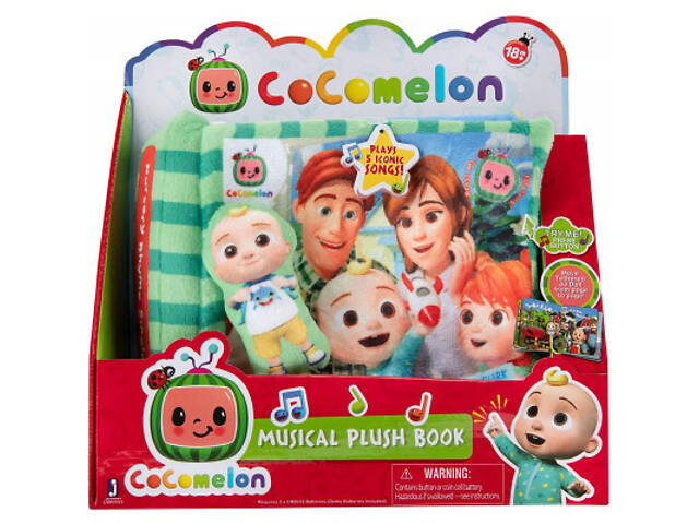 Розвиваюча іграшка CoComelon Feature Roleplay Музична плюшева книга (CMW0025) - Фото 1