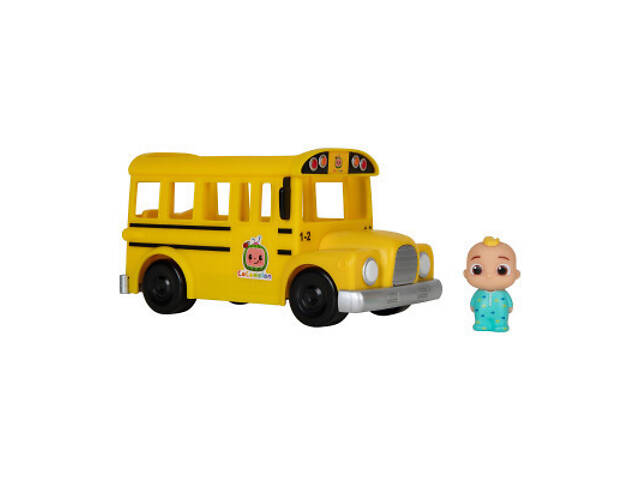 Розвиваюча іграшка CoComelon Feature Vehicle Жовтий Шкільний Автобус зі звуком (CMW0015) - Фото 2