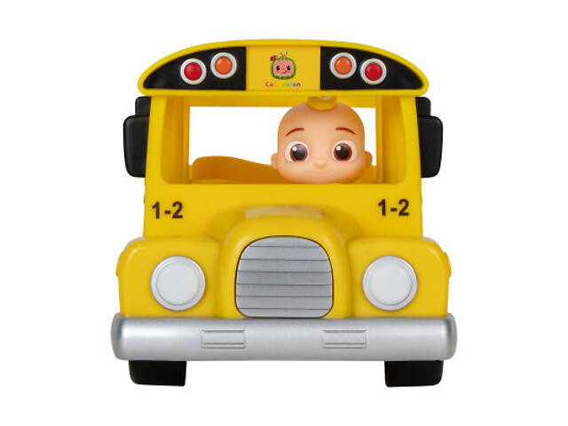 Розвиваюча іграшка CoComelon Feature Vehicle Жовтий Шкільний Автобус зі звуком (CMW0015) - Фото 4