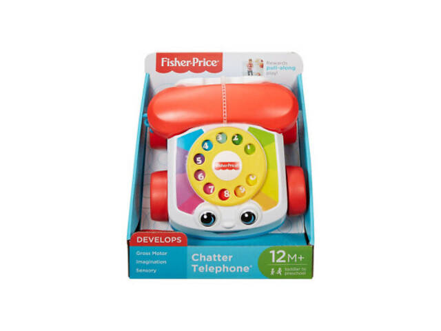 Розвиваюча іграшка Fisher-Price Іграшка-каталка 'Веселий телефон' Fisher-Price (FGW66) - Фото 2