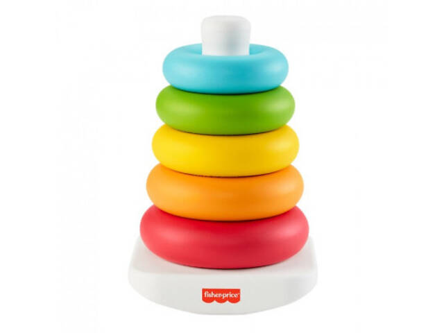 Розвиваюча іграшка Fisher-Price Пірамідка з еко-матеріалів (GRF09) - Фото 1