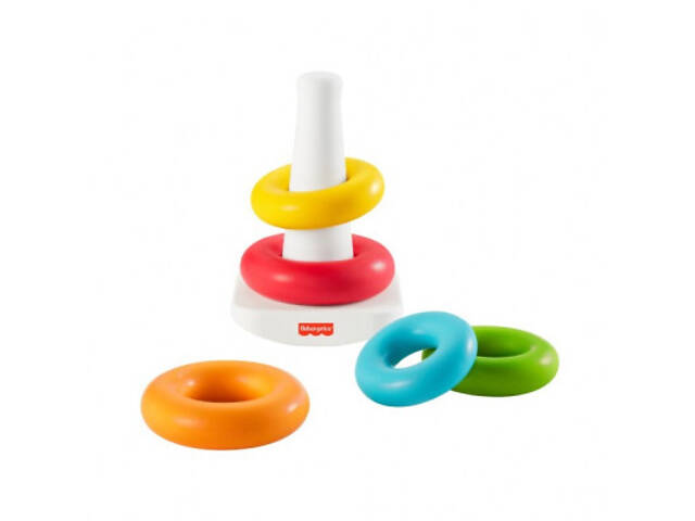 Розвиваюча іграшка Fisher-Price Пірамідка з еко-матеріалів (GRF09) - Фото 2