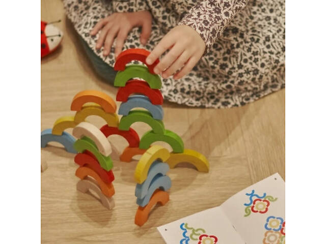Розвиваюча іграшка Ігротеко Мозаїка РАЙДУЖНІ ДУГИ 24 елементів (900507) - Фото 7