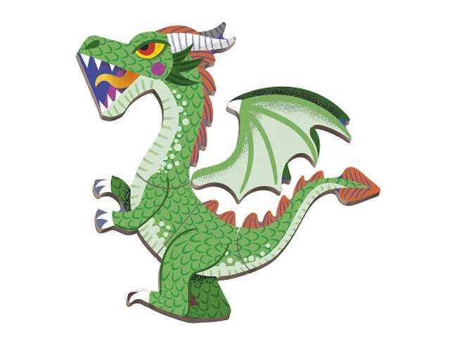 Розвиваюча іграшка Janod Магнітна книга Дракони 53 елементи (J02527) - Фото 4