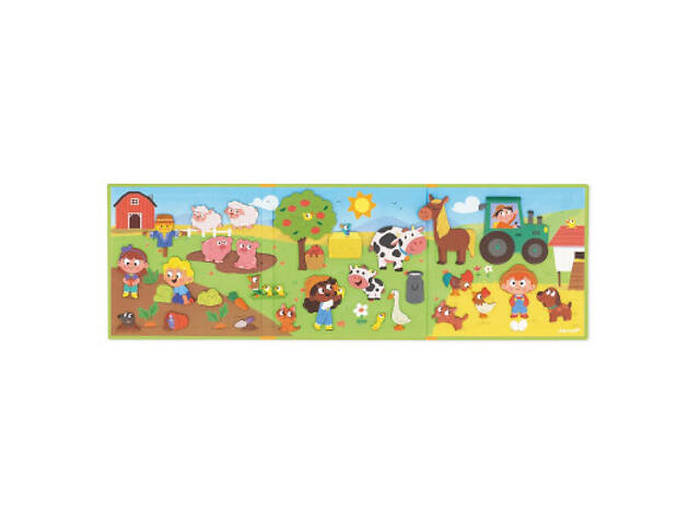 Розвиваюча іграшка Janod Магнітні історії Ферма 30 елементів (J05451) - Фото 3