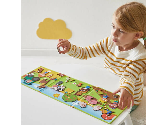 Розвиваюча іграшка Janod Магнітні історії Ферма 30 елементів (J05451) - Фото 8