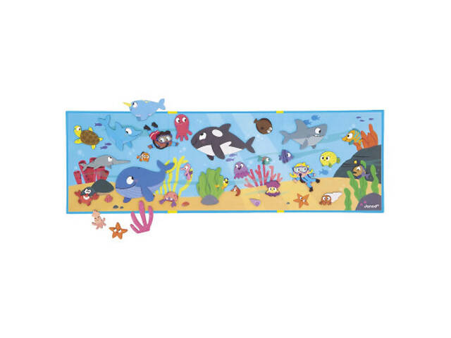 Розвиваюча іграшка Janod Магнітні історії Морські мешканці 30 елементів (J05448) - Фото 4