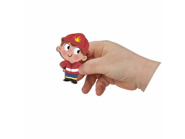 Розвиваюча іграшка Janod Магнітні історії Пожежники 30 елементів (J05453) - Фото 7