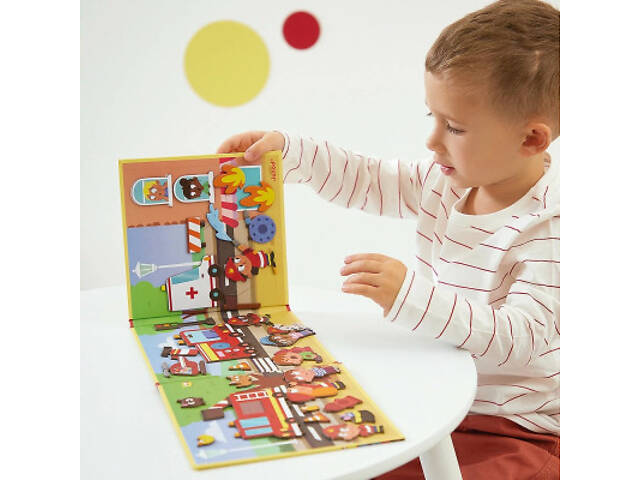 Розвиваюча іграшка Janod Магнітні історії Пожежники 30 елементів (J05453) - Фото 8