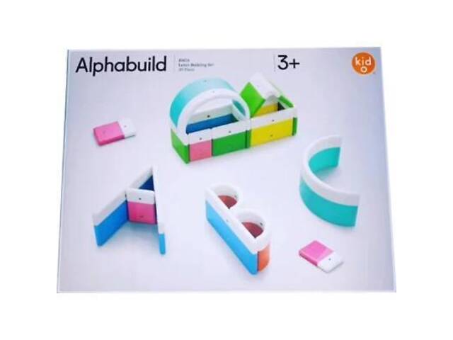 Розвиваюча іграшка Kid O магнітна Абетка в наборі 20 блоків (10454) - Фото 1