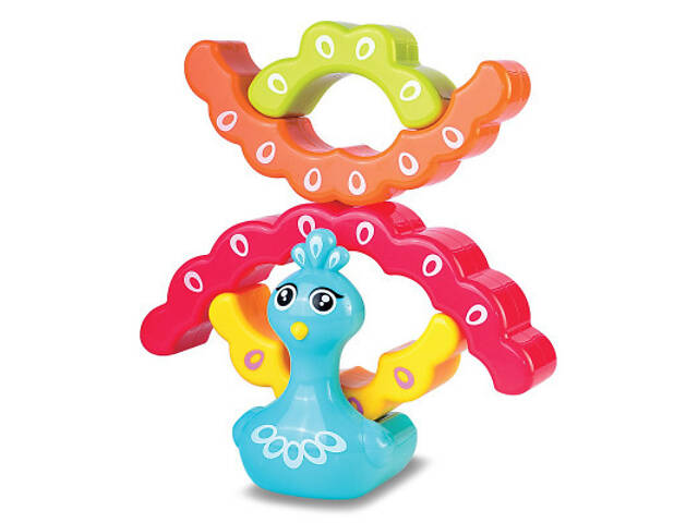 Розвиваюча іграшка Kiddi Smart Райдужний павлинчик (4508-KS) - Фото 3