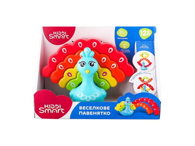Розвиваюча іграшка Kiddi Smart Райдужний павлинчик (4508-KS) - Фото 7