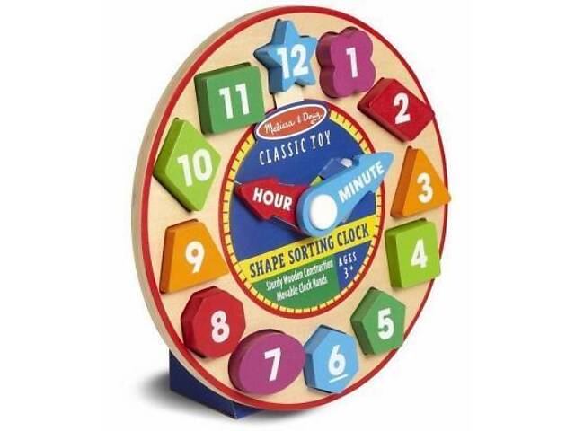 Розвиваюча іграшка Melissa&Doug Годинник-сортувальник (MD18593) - Фото 2