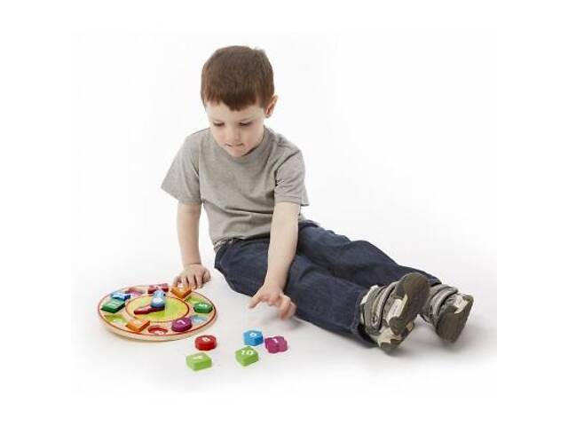 Розвиваюча іграшка Melissa&Doug Годинник-сортувальник (MD18593) - Фото 4