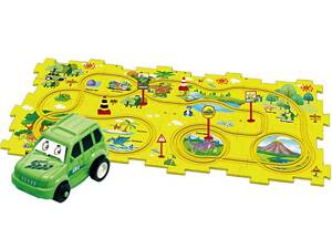 Развивающая игрушка-пазл SHT 1103A Dinosaur Park (25pcs) Yellow