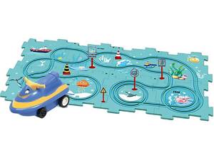 Развивающая игрушка-пазл SHT 1103C Ocean World (25pcs) Turquoise