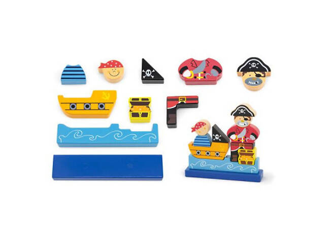 Розвиваюча іграшка Viga Toys Пірат (50077) - Фото 3
