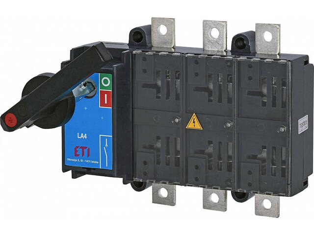 Разъеденитель 'I-0' 3P 630A 500V рукоятка на корпусе [4662134] LA4/R ETI - Фото 1