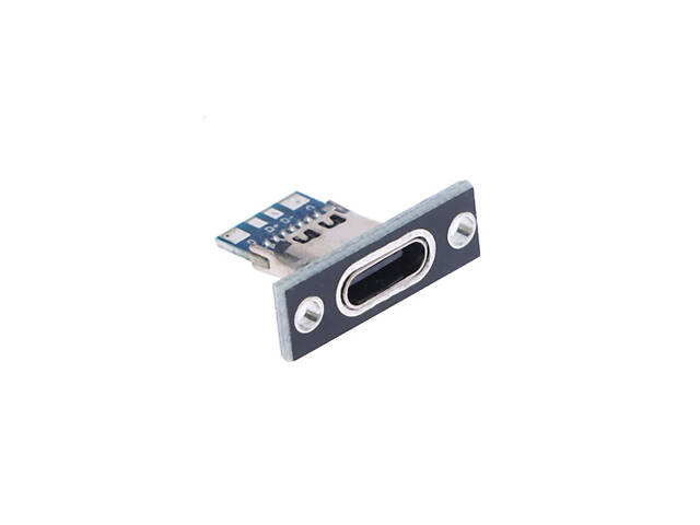 Роз’єм USB Type-C 3.1 4pin, мама, монтажний, для зарядки і живлення - Фото 1