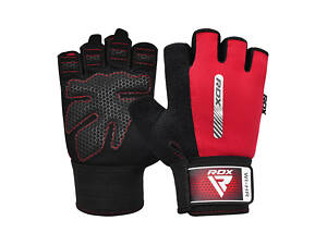 RDX W1 Half Gloves Red (XL size)