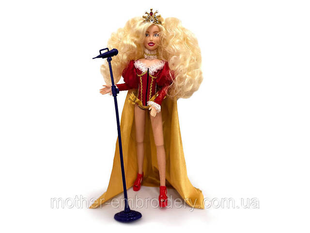 Реалистичная Кукла Kids Hits Ольга Полякова в красном платье коллекционная кукла 26 см KH29/004 - Фото 1