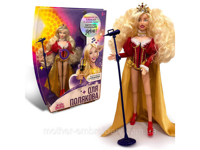 Реалистичная Кукла Kids Hits Ольга Полякова в красном платье коллекционная кукла 26 см KH29/004 - Фото 2