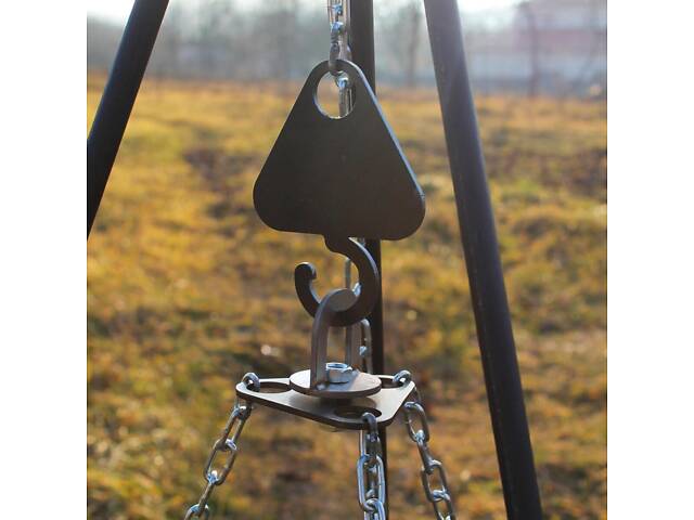 Реберня міні/Решітка для гриля підвісна на тринозі - Фото 2