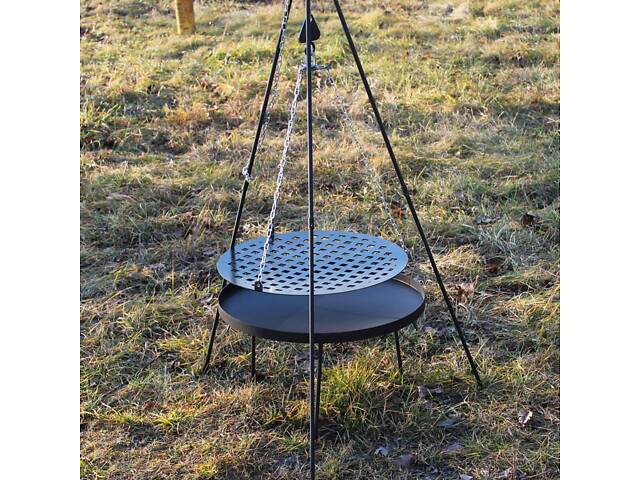 Реберня міні/Решітка для гриля підвісна на тринозі - Фото 5