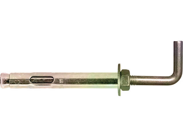 REDIBOLT-L М6 8х80мм притиск 35мм анкер розпірний з гаком оцинкована сталь (50 шт.) [92F1Г000092F10880L] Metalvis - Фото 1