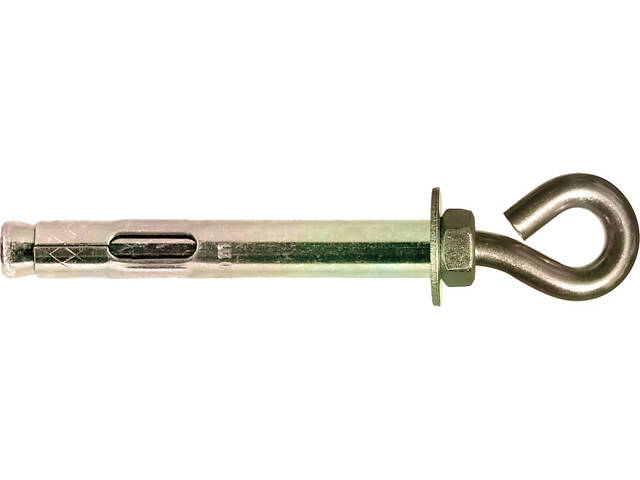 REDIBOLT-O М10 12х130мм прижим 65мм анкер розпірний з кільцем оцинкована сталь (30 шт.) [92F1O000092F112A3O] Metalvis - Фото 1