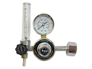 Редуктор аргоновий + вуглекислотний AR/CO2 ATF 2-в-1 x 25МПа з ротаметром хром (ATF-111)