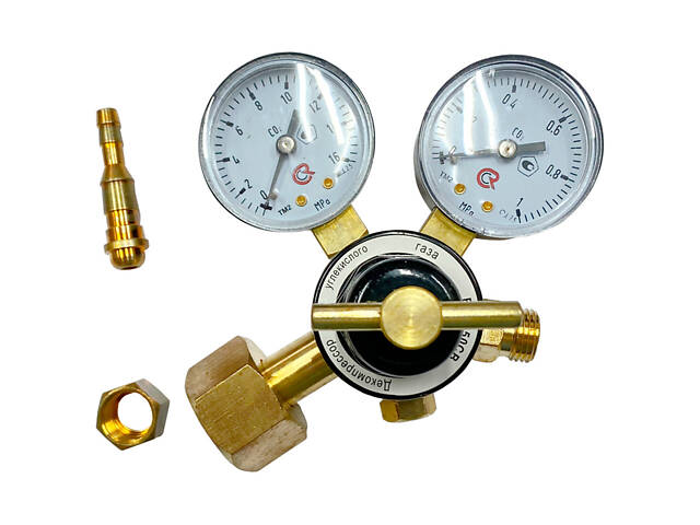 Редуктор вуглекислотний CO2 ATF УР-6-6 x 15МПа великий мідь (ATF-341) - Фото 1