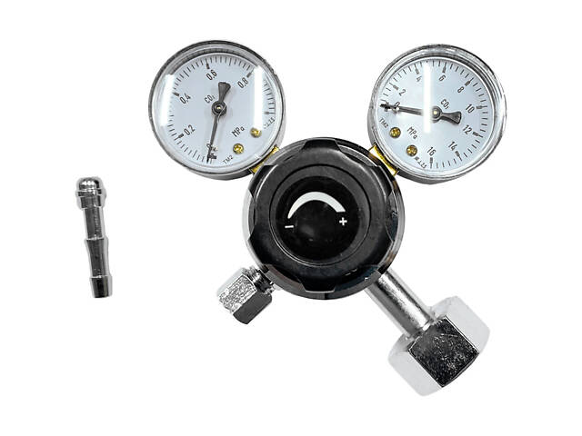 Редуктор вуглекислотний для напівавтомата CO2 ATF УР-6 x 16МПа нержавійка (ATF-108) - Фото 1