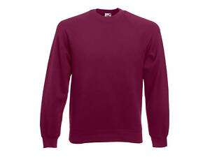 Реглан Fruit of the loom Classic raglan sweat XL Бордовый (62-216-0)