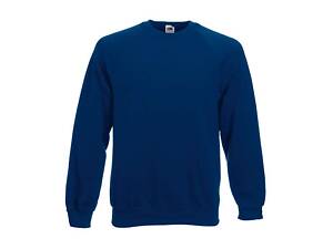 Реглан Fruit of the loom Classic raglan sweat M Темно-синий (62-216-0)