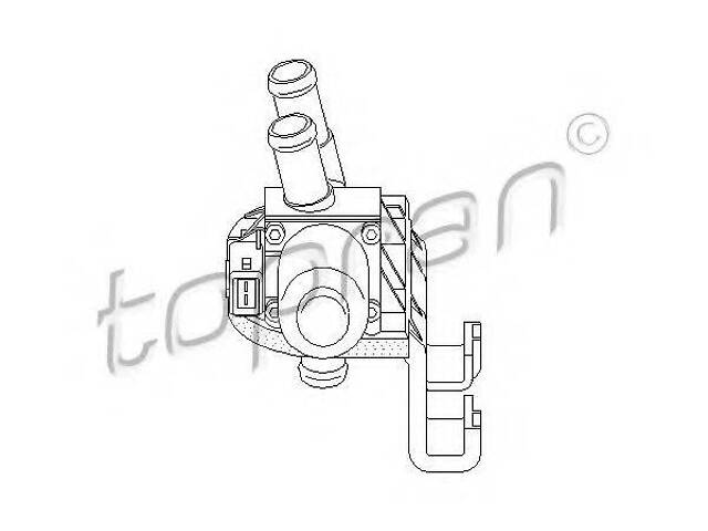 Регулирующий клапан охлаждающей жидкости TOPRAN 302792 на FORD FIESTA Mk IV (JA_, JB_)