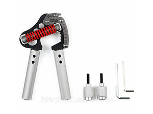 Регульований кистьовий еспандер GD IRON GRIP EXT 25-80 кг, Корея
