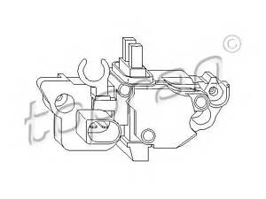 Регулятор генератора (Bosch) TOPRAN 109917 на SEAT TOLEDO Mk II (1M2)