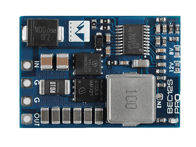 Регулятор живлення Matek BEC 12S PRO 6-55V - 5V/8V/12V 5A - Фото 1