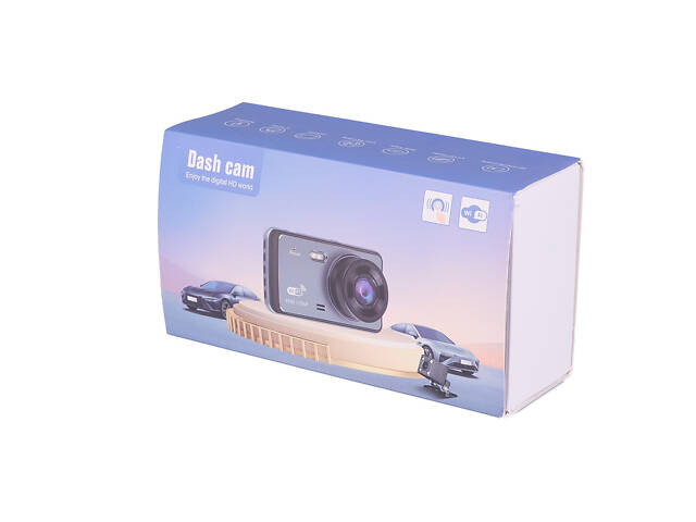 Регистратор с камерой заднего вида видеорегистратор на 2 камеры для автомобиля - Фото 7