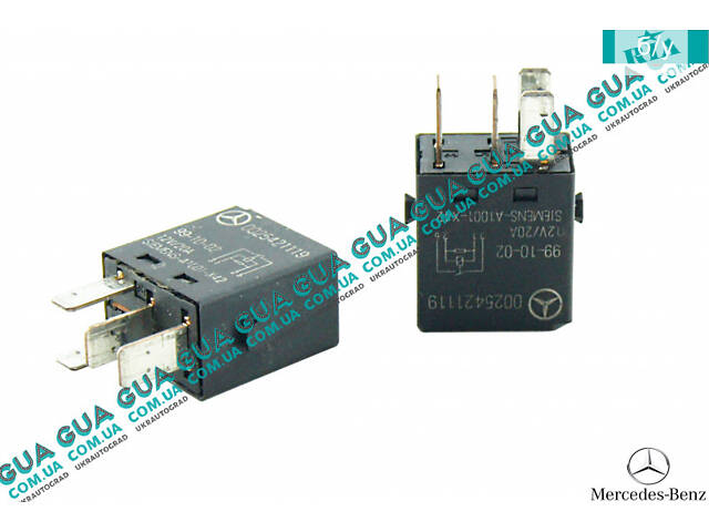 Реле / модуль / блок управления топливного насоса 12V / 20A 0025421119 Mercedes / МЕРСЕДЕС E-CLASS 1995- / Е-КЛАСС