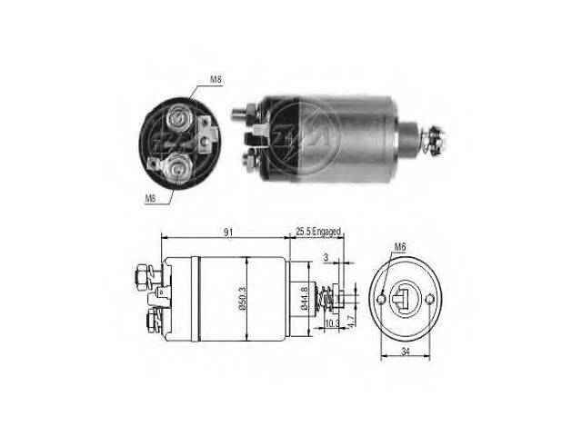 Реле втягуюче стартера ERA ZM626