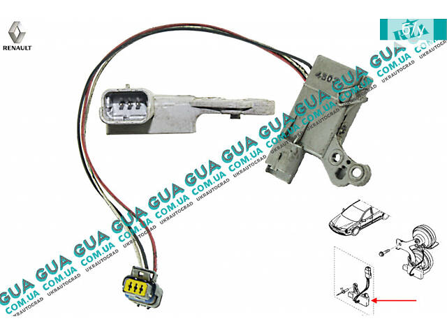 Реле звукового сигналу 8200374870 Renault/РЕНО LAGUNA II/ЛАГУНА 2, Renault/РЕНО LAGUNA II GRANDTOUR/ЛАГУНА 2 ГРА