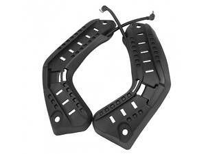 Рельсове кріплення на шолом каску FAST Планка Чорний