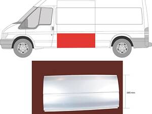 Рем часть бока Ford Transit 00-06 лев высота 68 см длина 143 см (длинная и средняя базы)